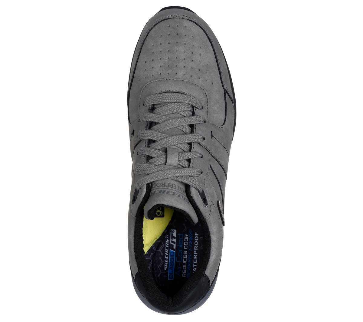 Skechers Waterproof: Netson - Gander Chaussures Moyen Width en Gris