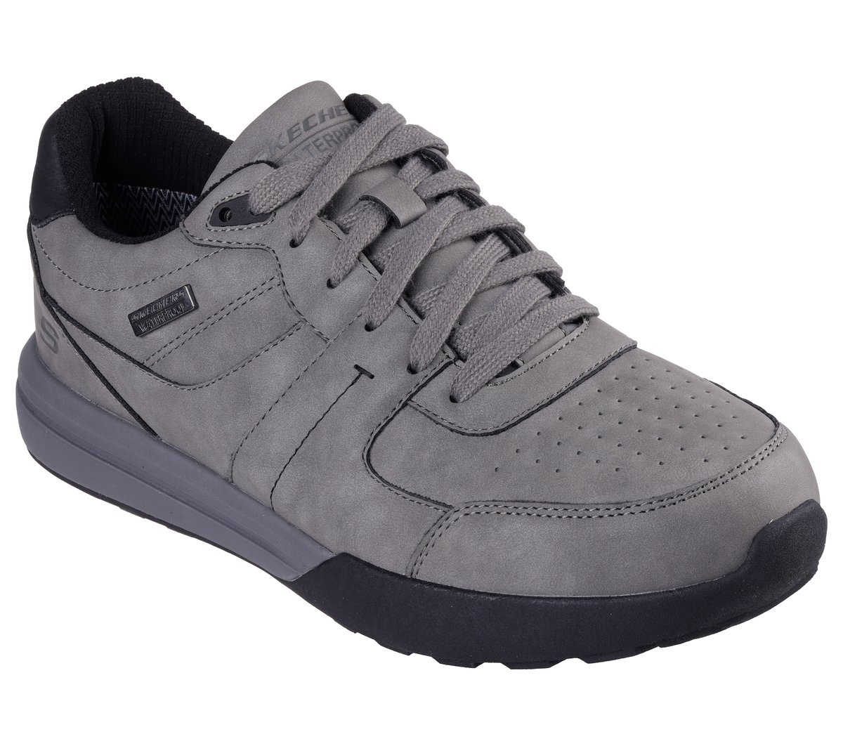Skechers Waterproof: Netson - Gander Chaussures Moyen Width en Gris