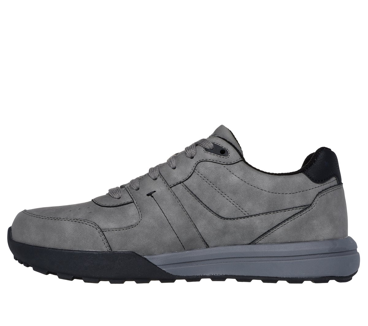 Skechers Waterproof: Netson - Gander Chaussures Moyen Width en Gris