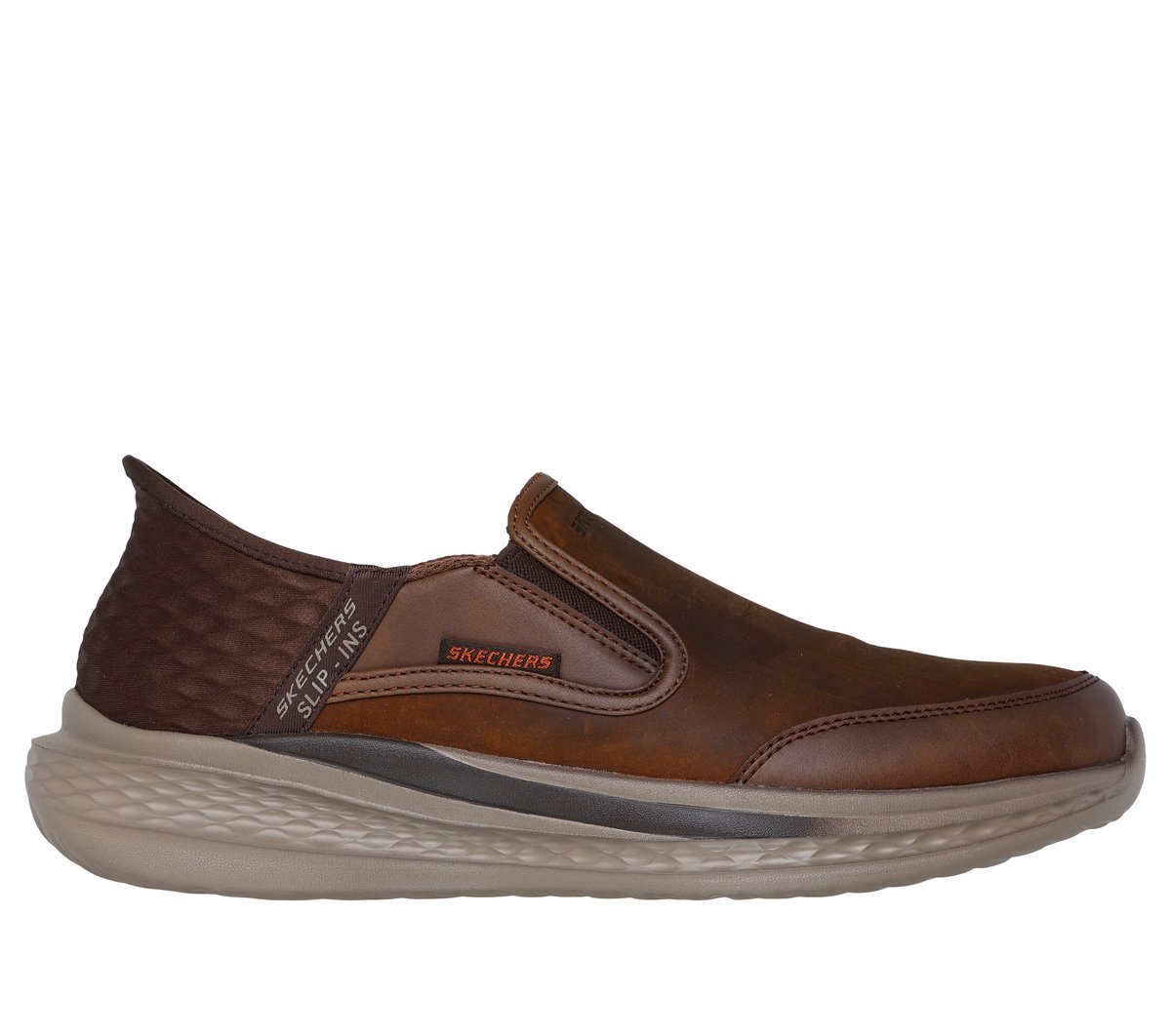 Skechers Slip-ins Relaxed Fit: Slade - Cooper en Marrón, talla 41