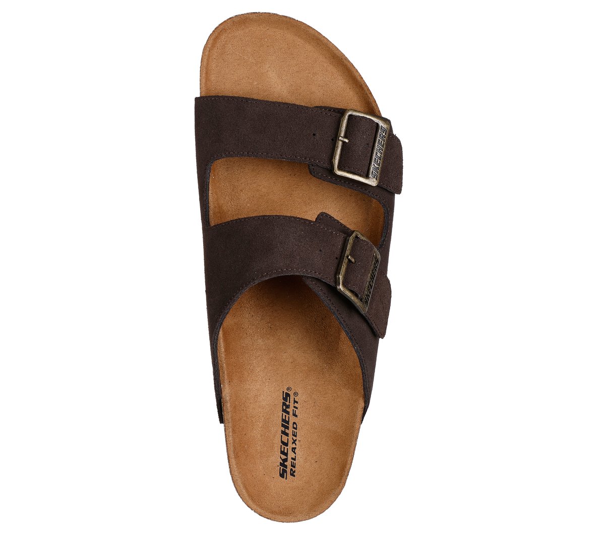 Skechers Mens Aidan Leelan Slide Sandal size 11 Chocolate Brown  Relaxed Fit new Relaxed Fit: Aidan - Leelan main image 4