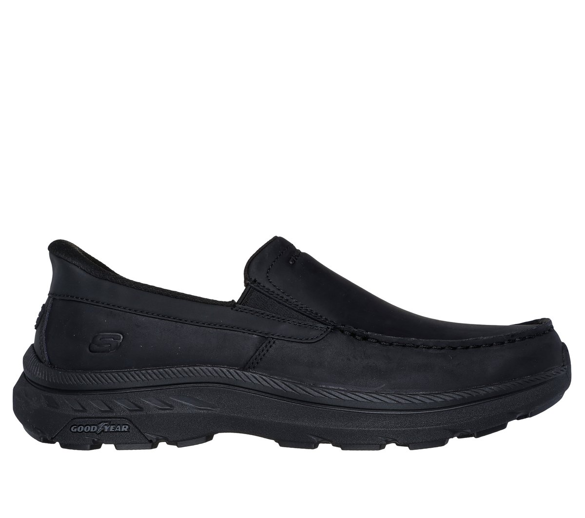 Skechers Slip-ins Relaxed Fit: Pollard - Osgood en Negro, talla 45.5