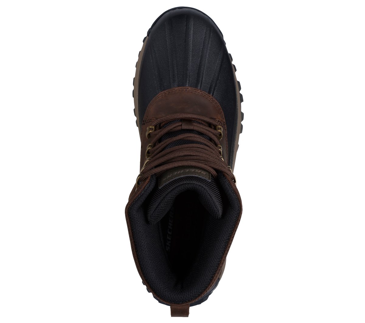 Skechers Men\'s Relaxed Fit: Trekson - Wilder waterproof boots Waterproof Relaxed Fit: Trekson - Wilder - CHOCOLATE / BLACK main image 2