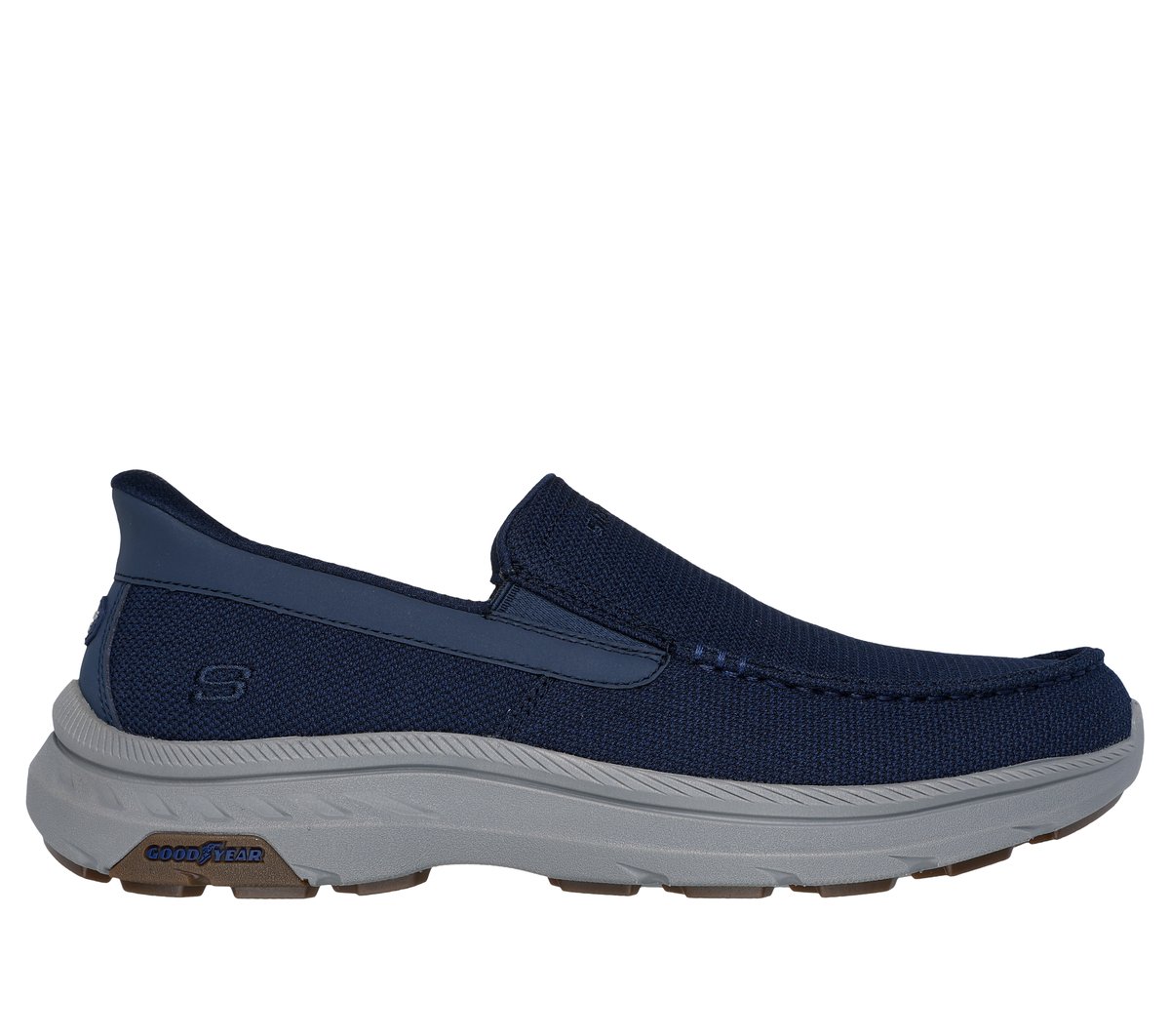 Skechers Slip-ins: Pollard - Wilfred en Navy, talla 45.5