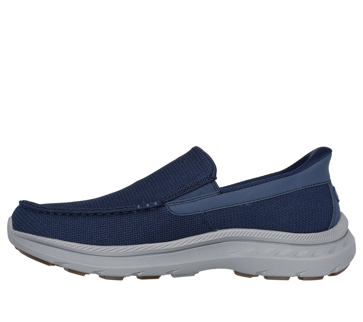 Skechers Slip-ins: Pollard - Wilfred Chaussures Moyen Width en Bleu Marine, Lavable en machine