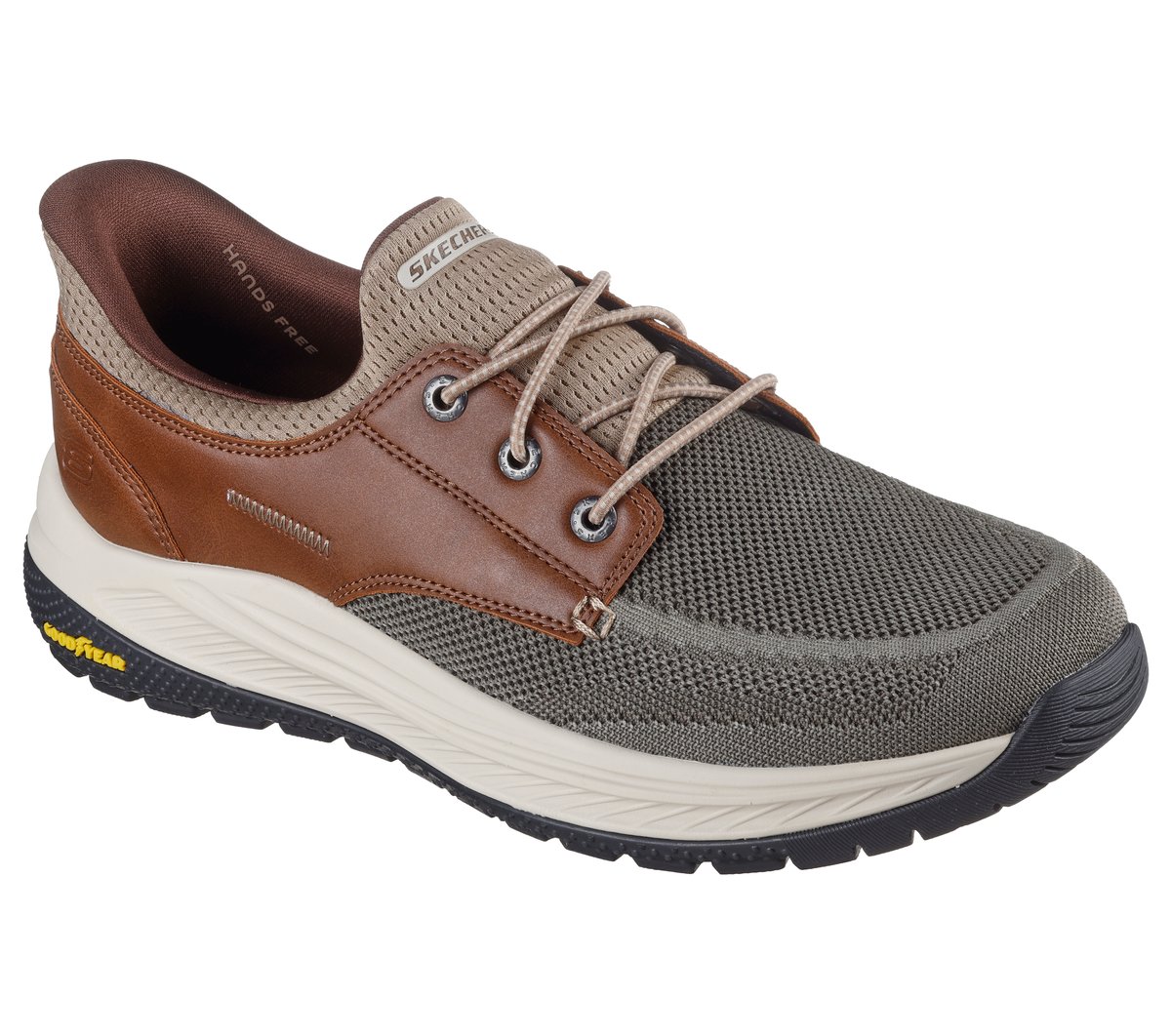 Skechers Relaxed Fit Brown Extra Wide Lightweight Shoes 64487EWW Men’s Size 9 Men main image 2