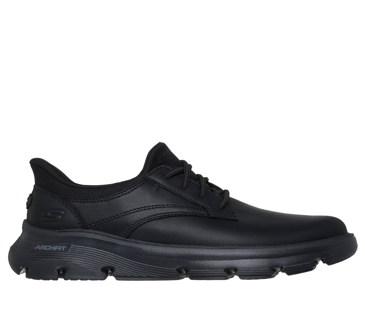 Skechers Men's Slip-ins Relaxed Fit: Arch Fit Garza - Langston Shoes | Size 14.0 | Black | Leather
