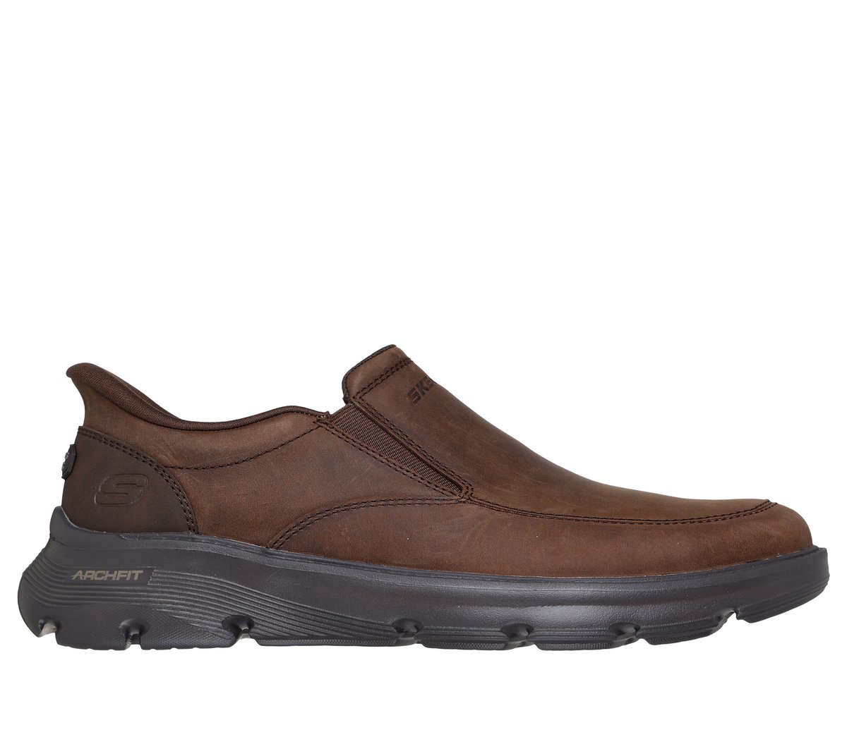 Skechers Slip-ins Relaxed Fit: Arch Fit Garza - Umar en Cocoa, talla 39.5