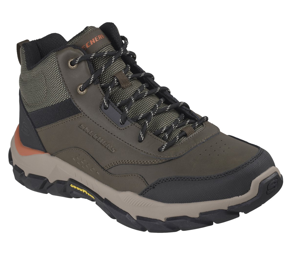 Skechers Relaxed Fit: Santoro - Hopkins Chaussures Moyen Width en Olive