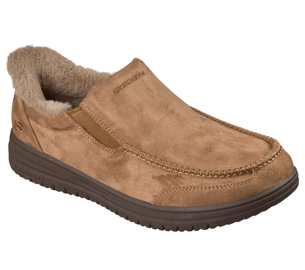 Skechers Slip-ins Relaxed Fit: Murette - Scofield Chaussures Moyen Width en Brun Clair