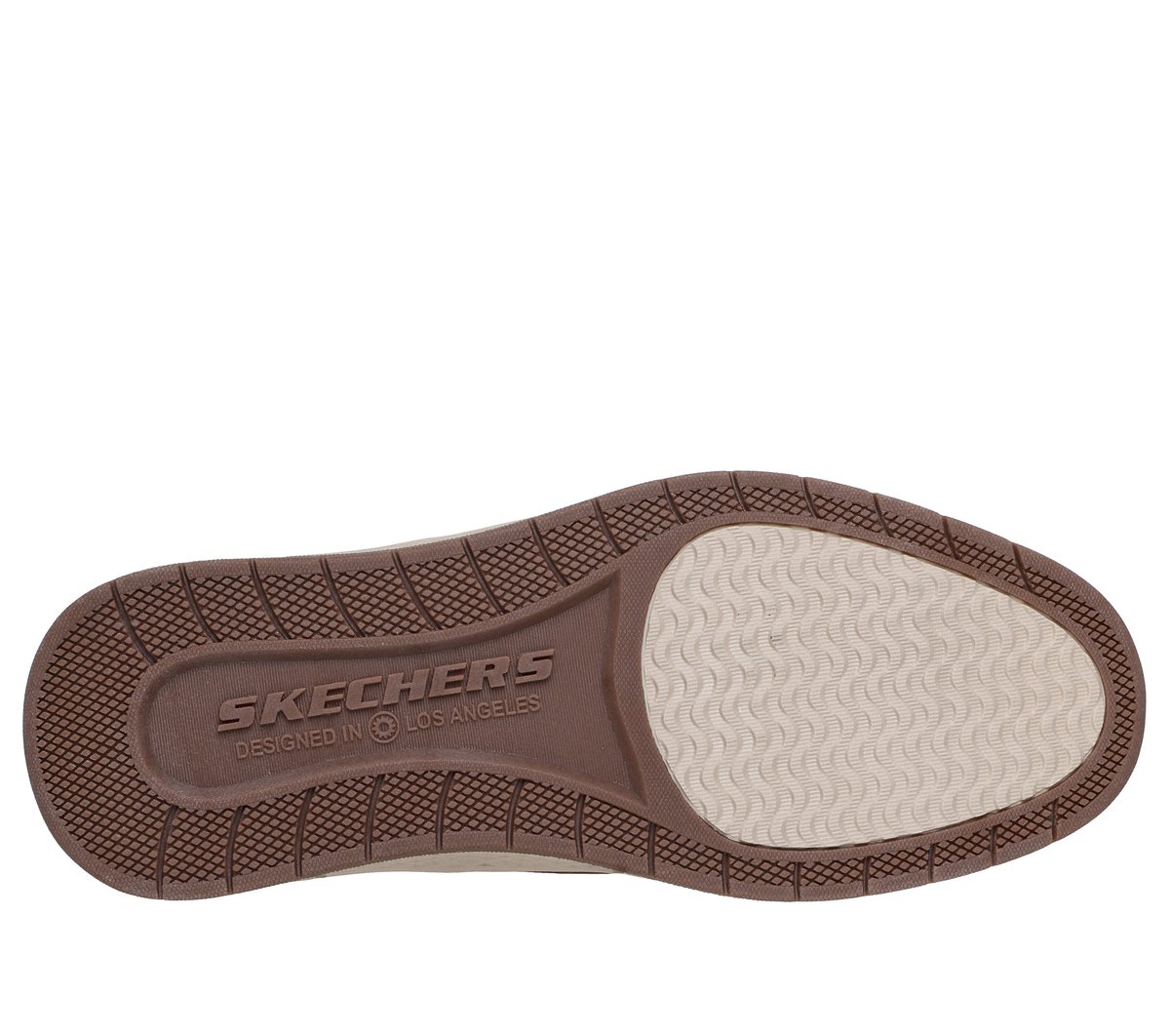 Skechers Slip Ins: Burkett Lonzo Chaussures Moyen Width en Chameau - vue 5