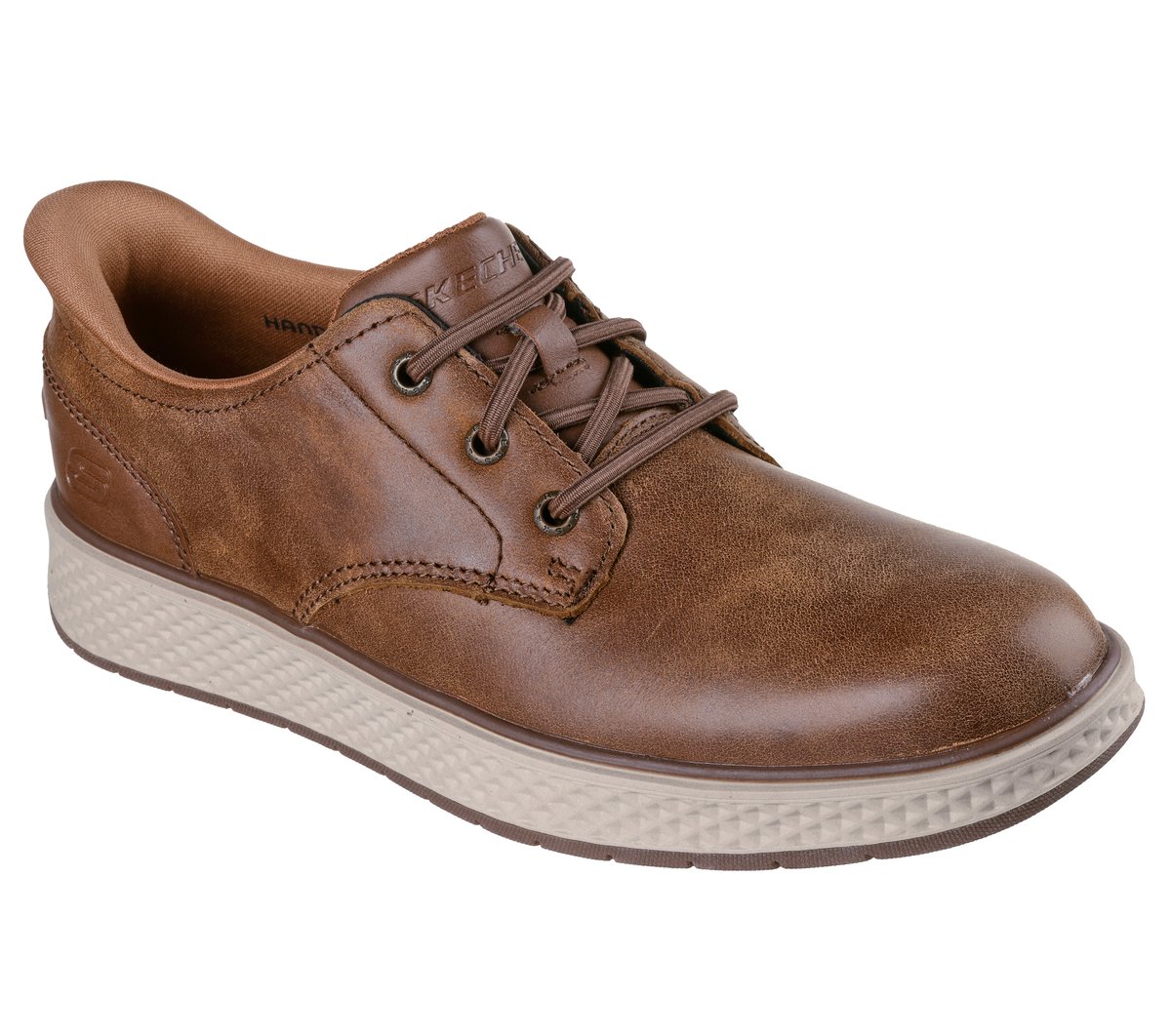 Skechers Slip Ins: Burkett Lonzo Chaussures Moyen Width en Chameau - vue 6