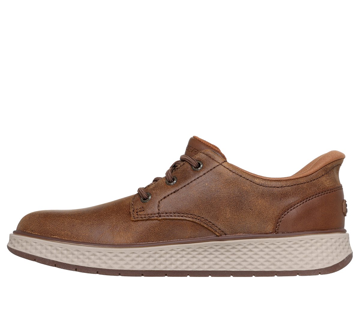 Skechers Slip Ins: Burkett Lonzo Chaussures Moyen Width en Chameau - vue 7