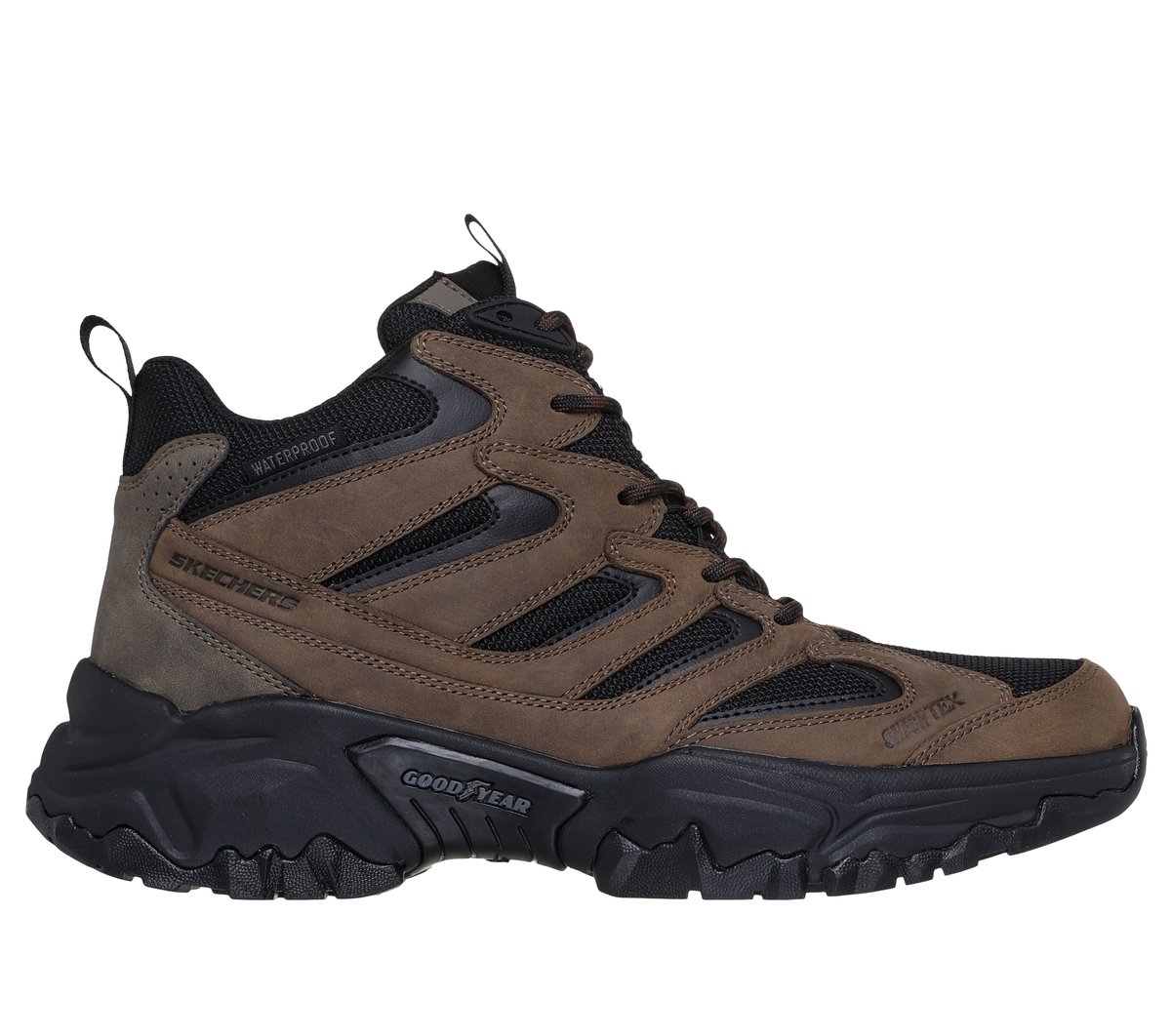 Skechers Waterproof Relaxed Fit: Terraform - Emmett en Taupeoscuro, talla 41.5
