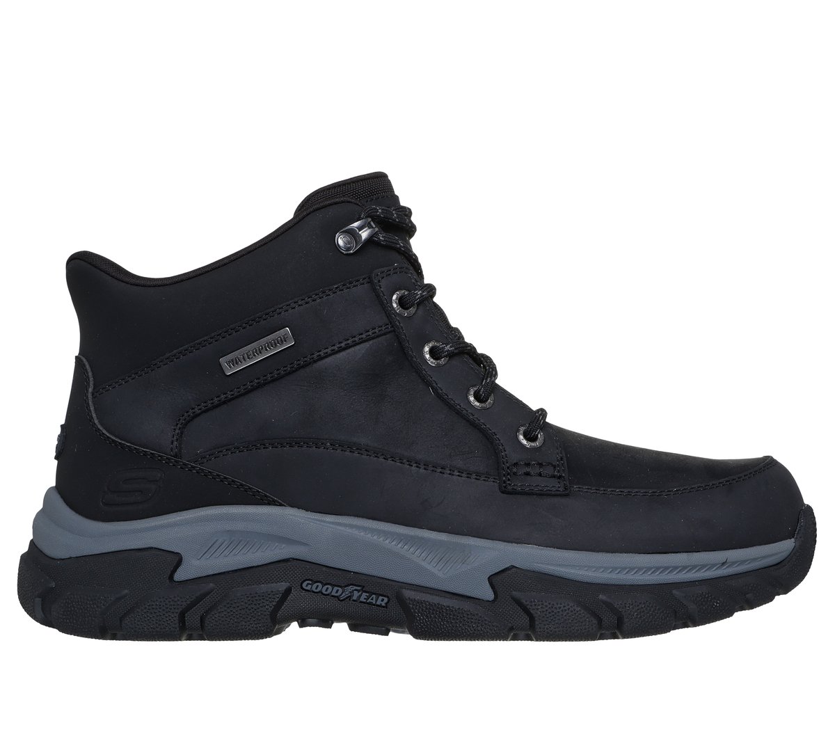 Skechers Slip-ins Waterproof Relaxed Fit: Respected 2.0 - Orson en Negro, talla 46