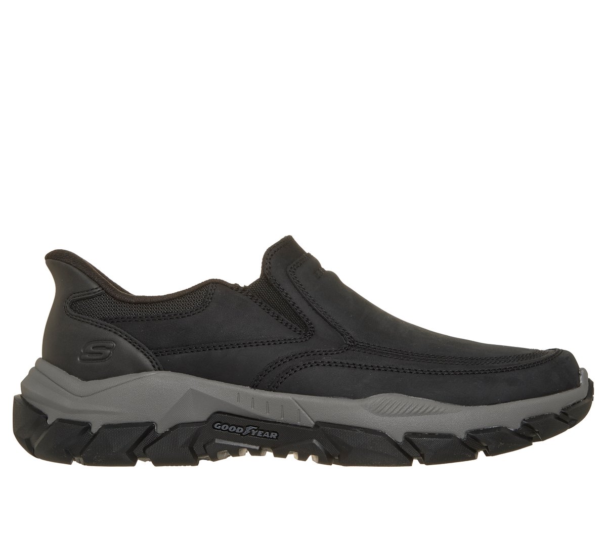Skechers Slip-ins Relaxed Fit: Santoro -Archaic Chaussures Moyen Width en Noir, Pointure 47.5