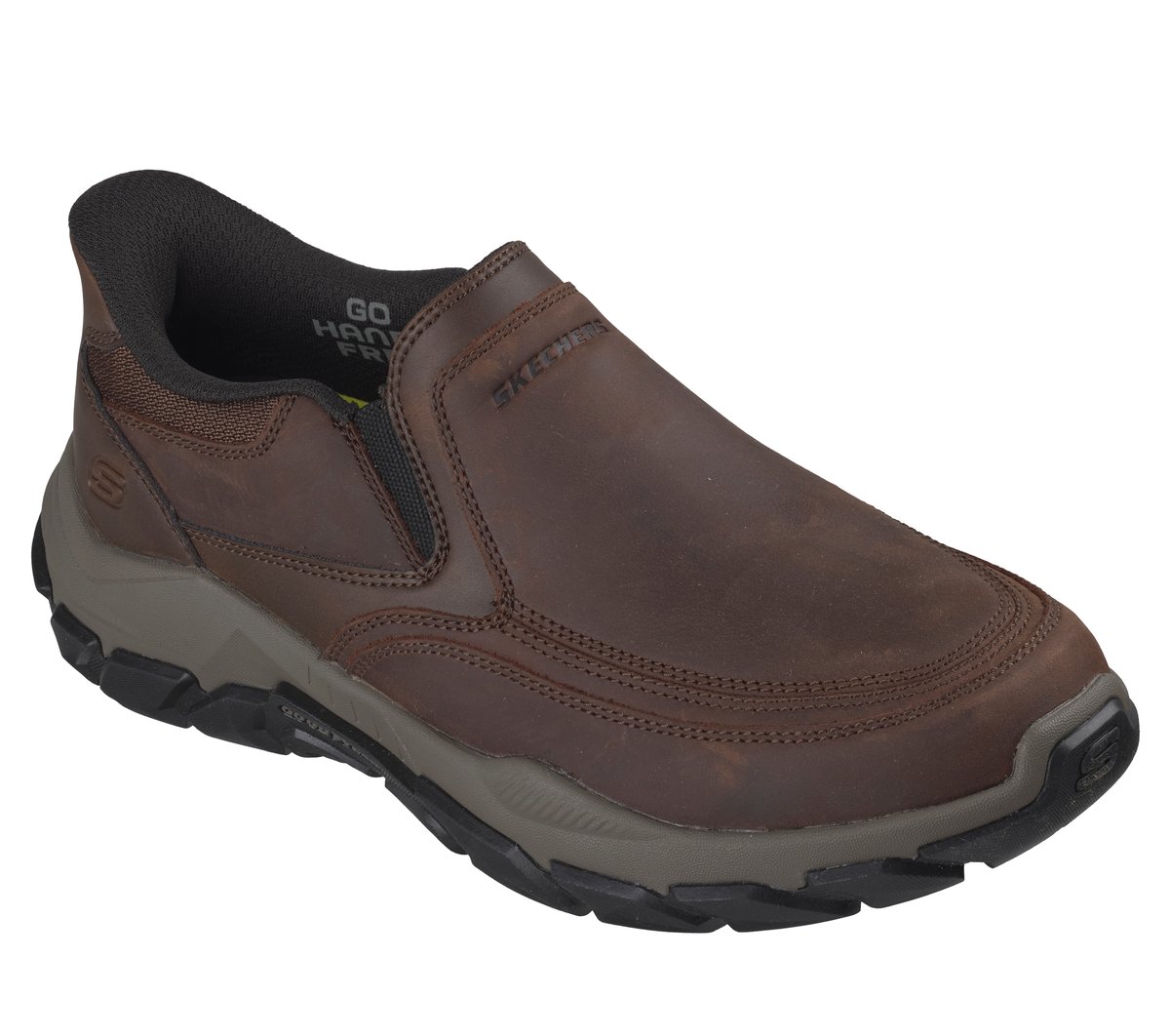 Skechers Slip-ins Relaxed Fit: Santoro -Archaic Chaussures Moyen Width en Brun