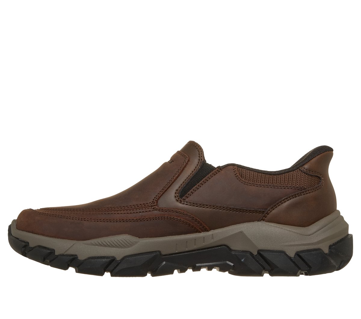 Skechers Slip-ins Relaxed Fit: Santoro -Archaic Chaussures Moyen Width en Brun