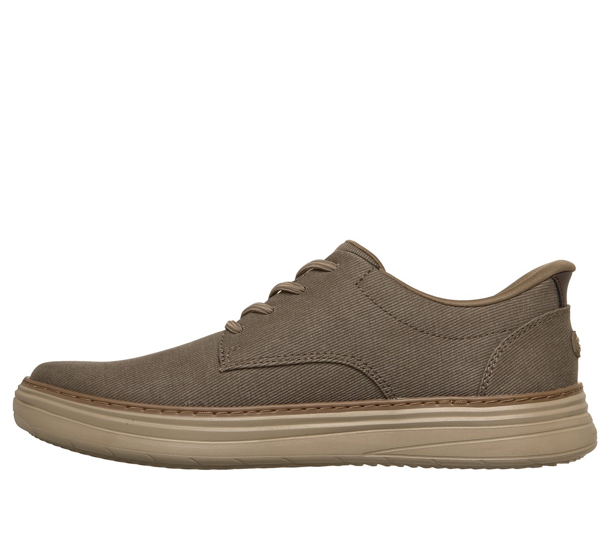 Skechers Slip-ins: Hyland - Justino Chaussures Moyen Width en Taupe Foncé, Vegan