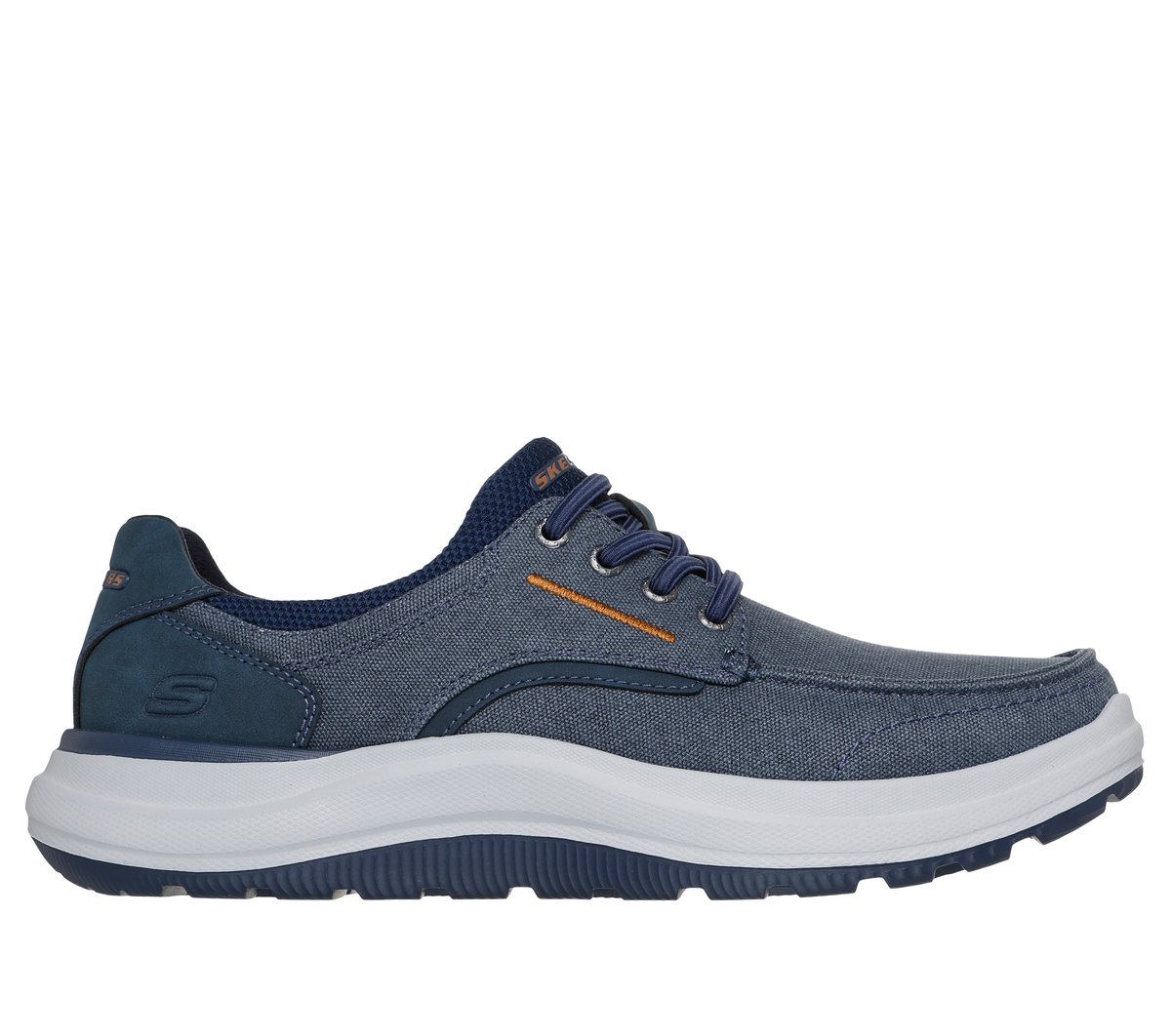 Skechers Relaxed Fit: Altman - Finch en Navy, talla 40, Vegan