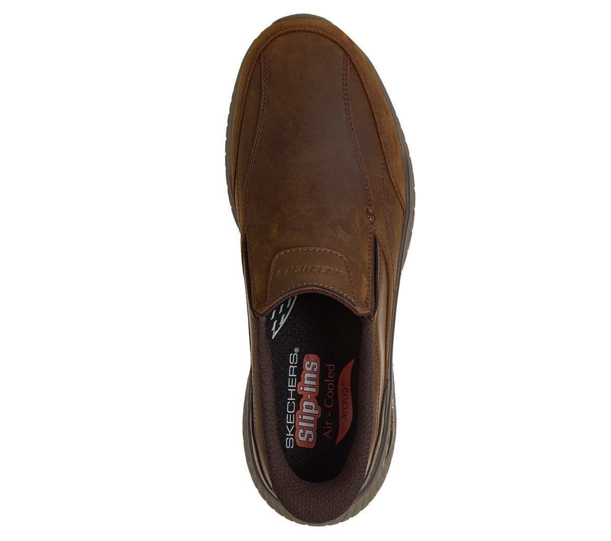 Skechers Slip ins Relaxed Fit: Arch Fit Crosser Oak Chaussures Moyen Width en - vue 2