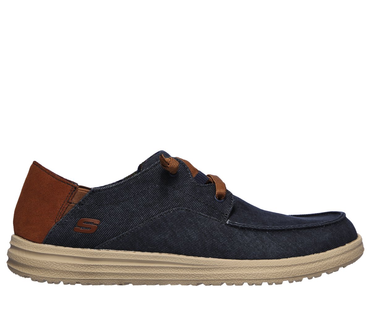 Skechers Relaxed Fit: Melson - Planon en Navy, talla 46