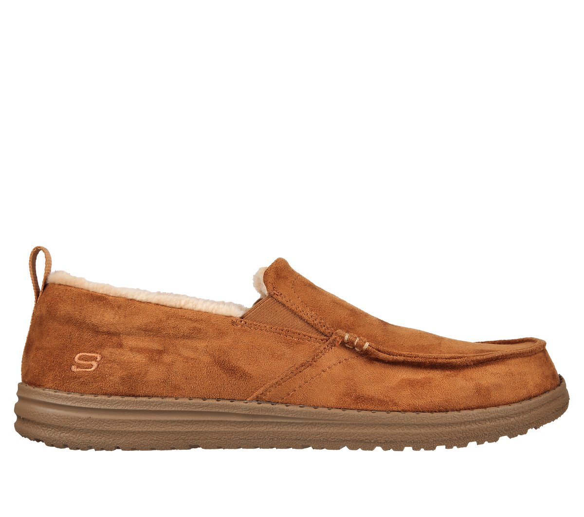 Skechers Skechers Men's Relaxed Fit: Melson - Willmore Slip-On Shoes in Tan, Size 8 | Textile