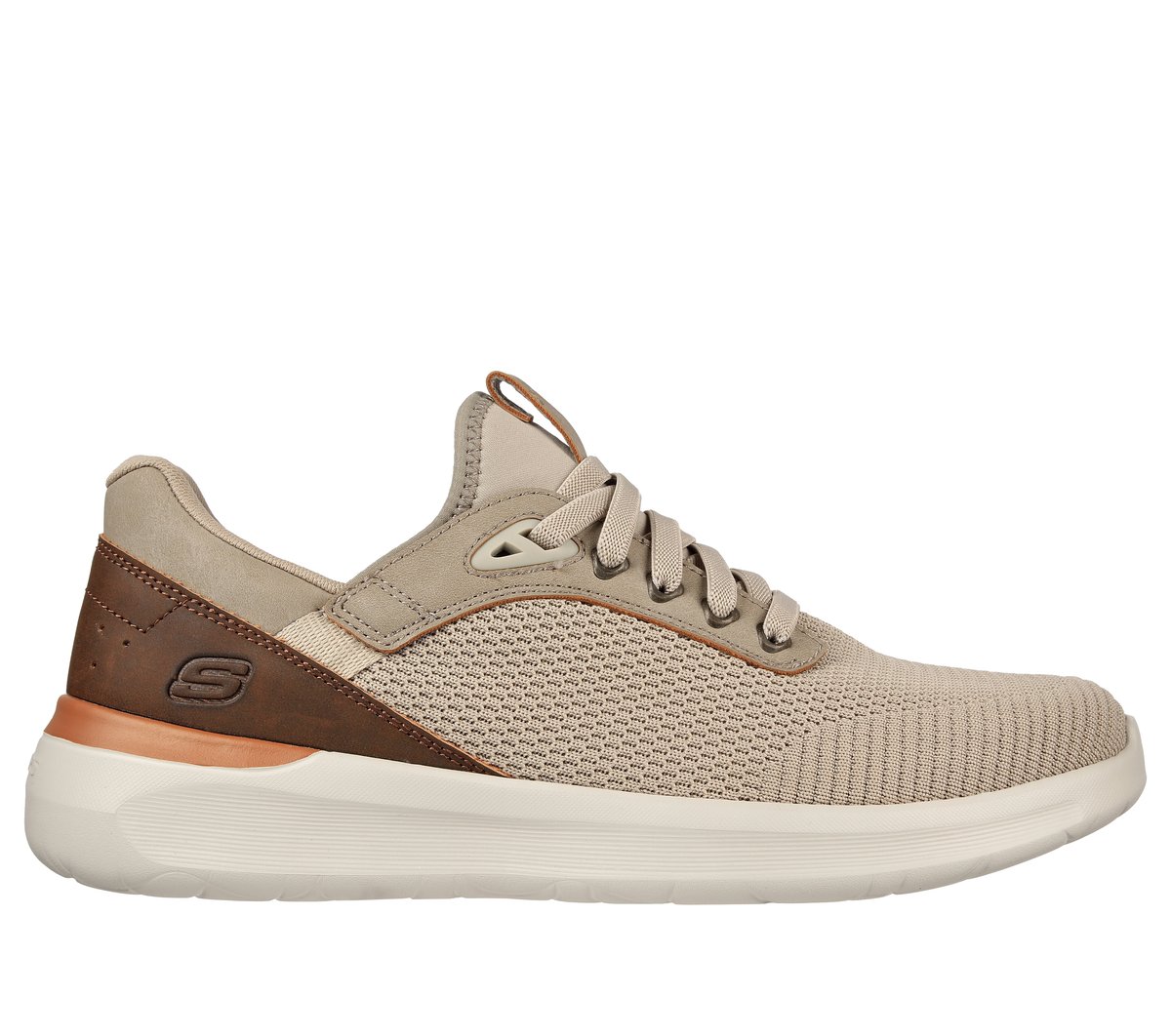 Skechers Men's Taupe Lattimore - Lasiter Sneaker In Size 9.5 | Textile/Synthetic, Vegan