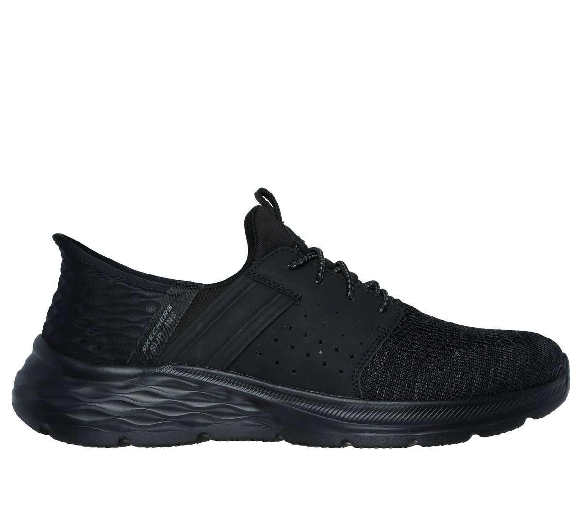 Skechers Slip-ins RF: Garner - Newick en Negro, talla 45.5, Vegan