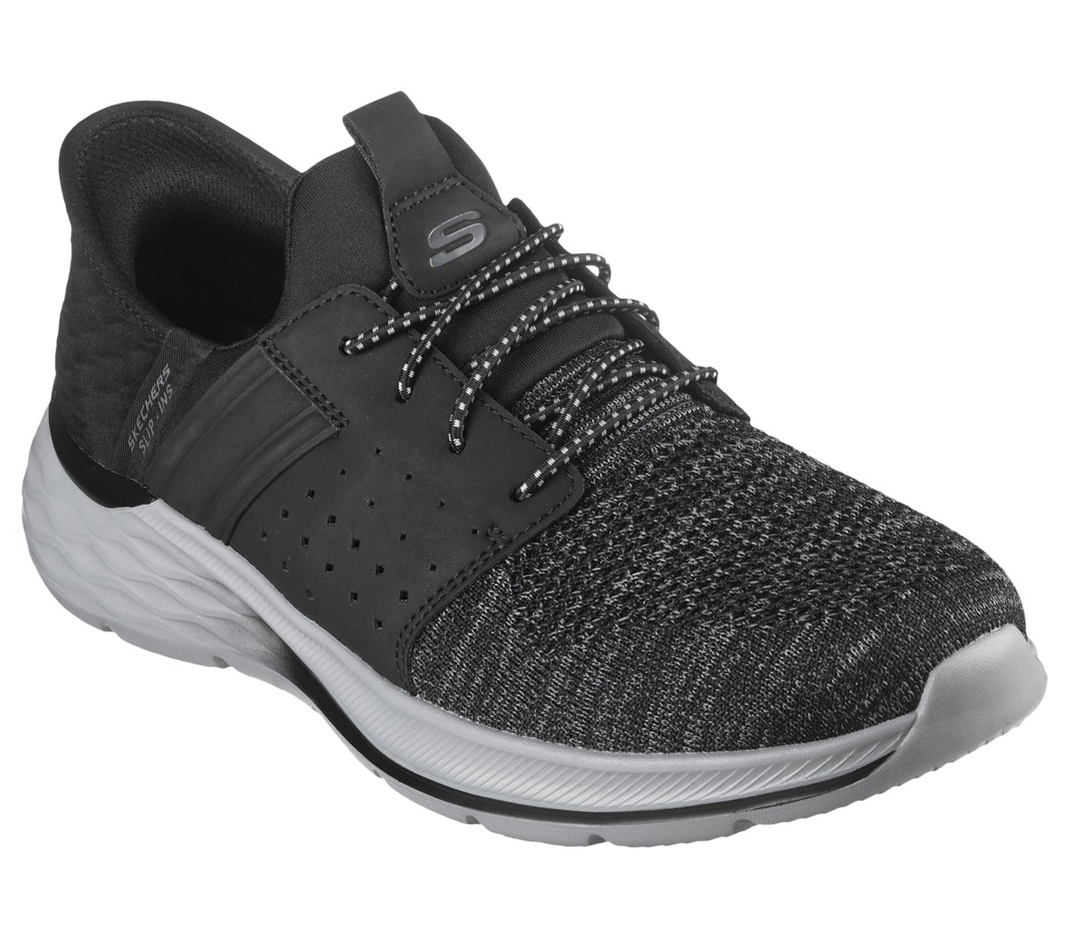 Skechers Slip-ins RF: Garner - Newick Chaussures Moyen Width en Noir, Vegan