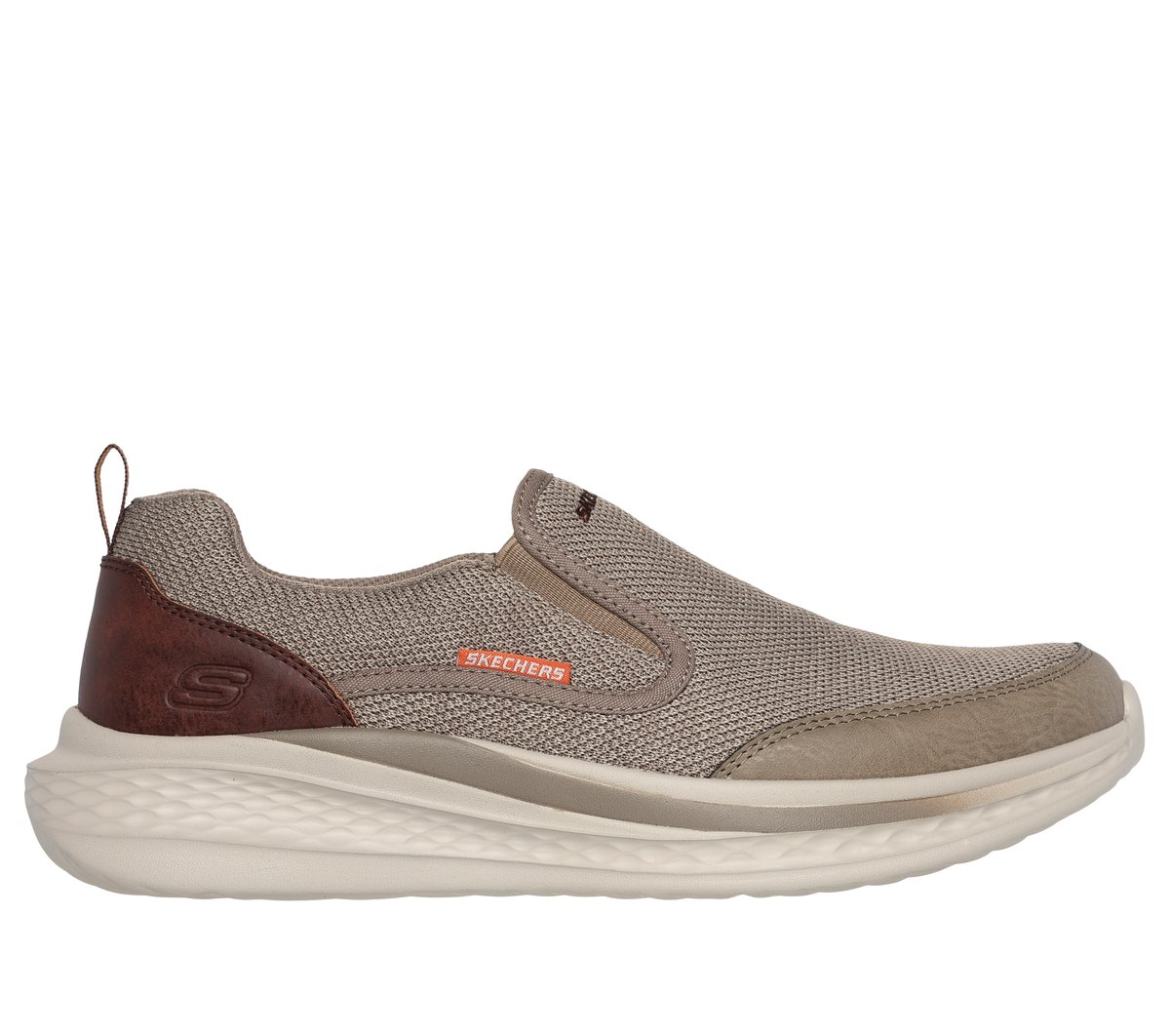 Skechers Relaxed Fit: Slade - Lucan en Kaki, talla 43, Vegan