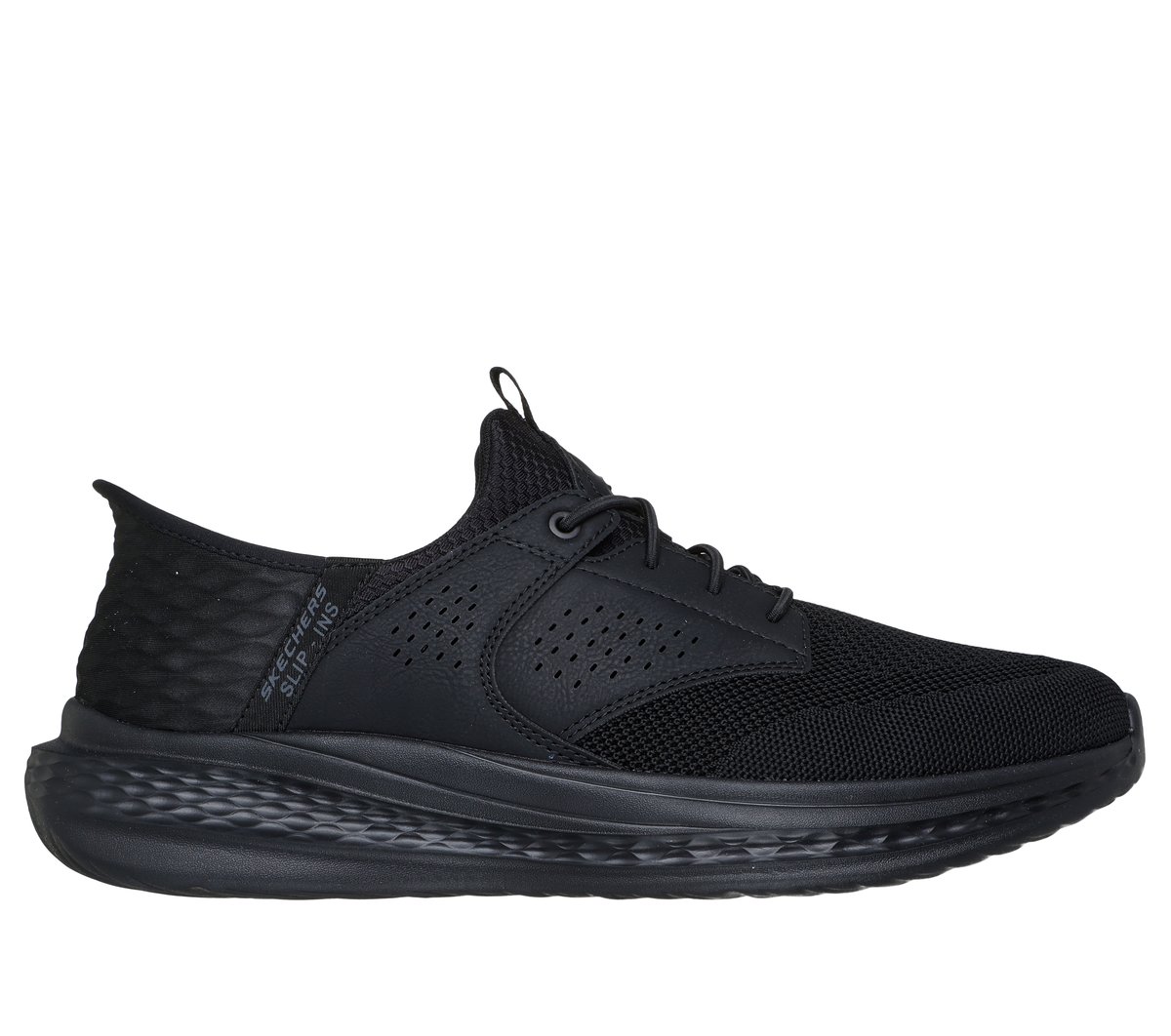 Skechers Slip-ins Relaxed Fit: Slade - Caster en Negro, talla 39.5, Vegan