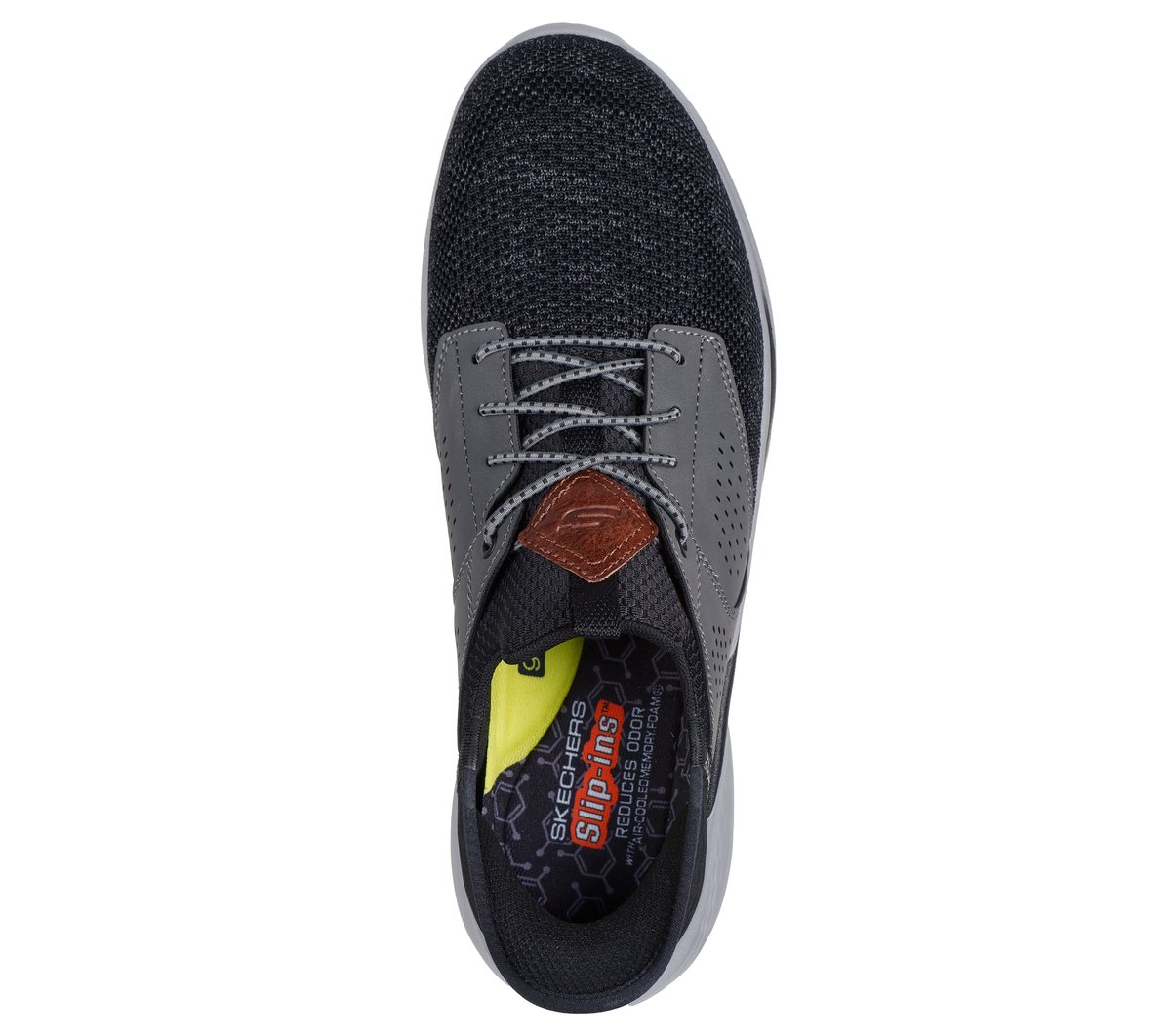 SKECHERS Slade Caster Navy/Tan Relaxed Fit Sneakers Shoes 210889 Mens Size 8 New Skechers Slip-ins RF: Slade - Caster main image 2