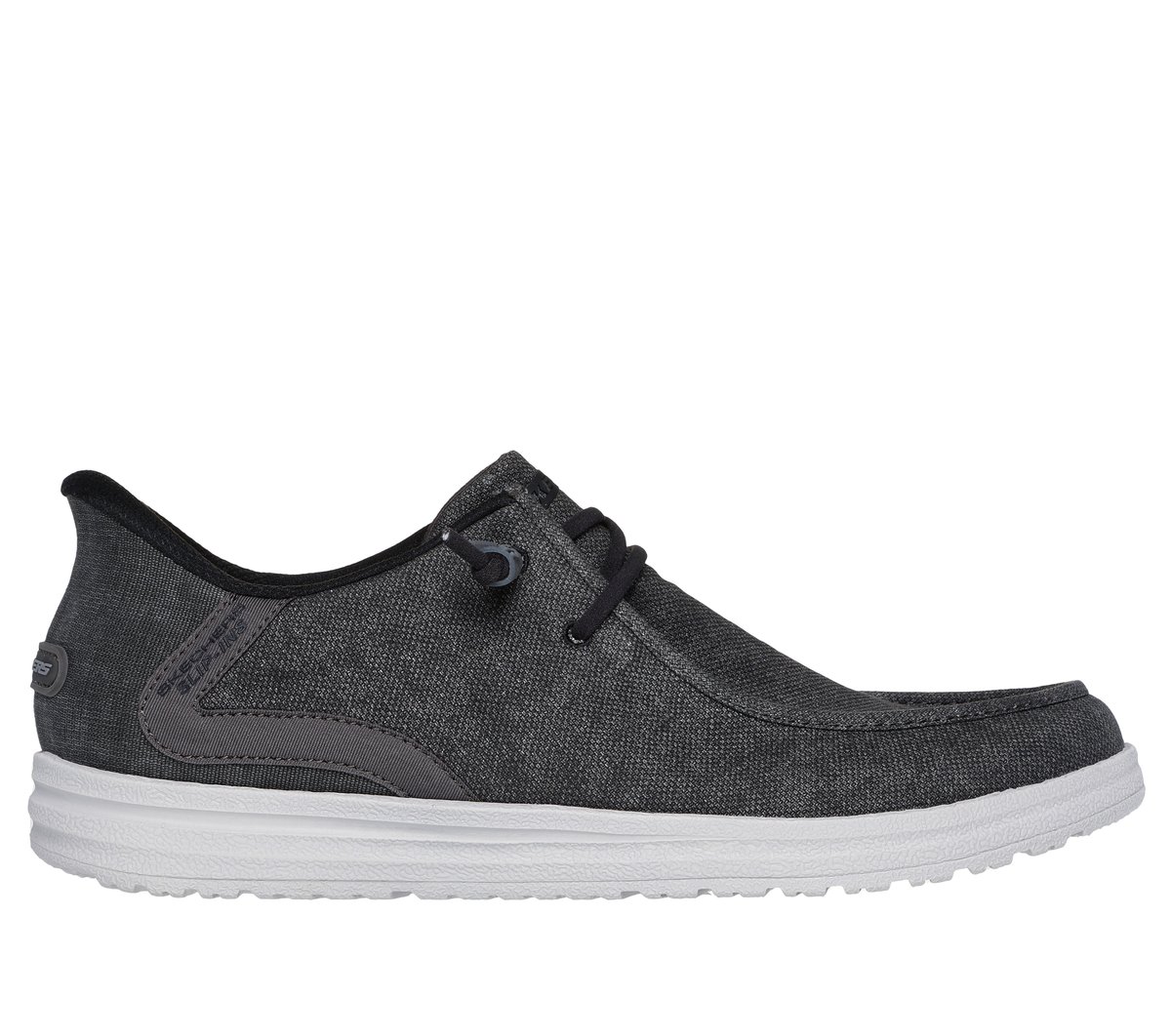 Skechers Slip-ins Relaxed Fit: Melson - Coronado en Negro/Gris, talla 39.5