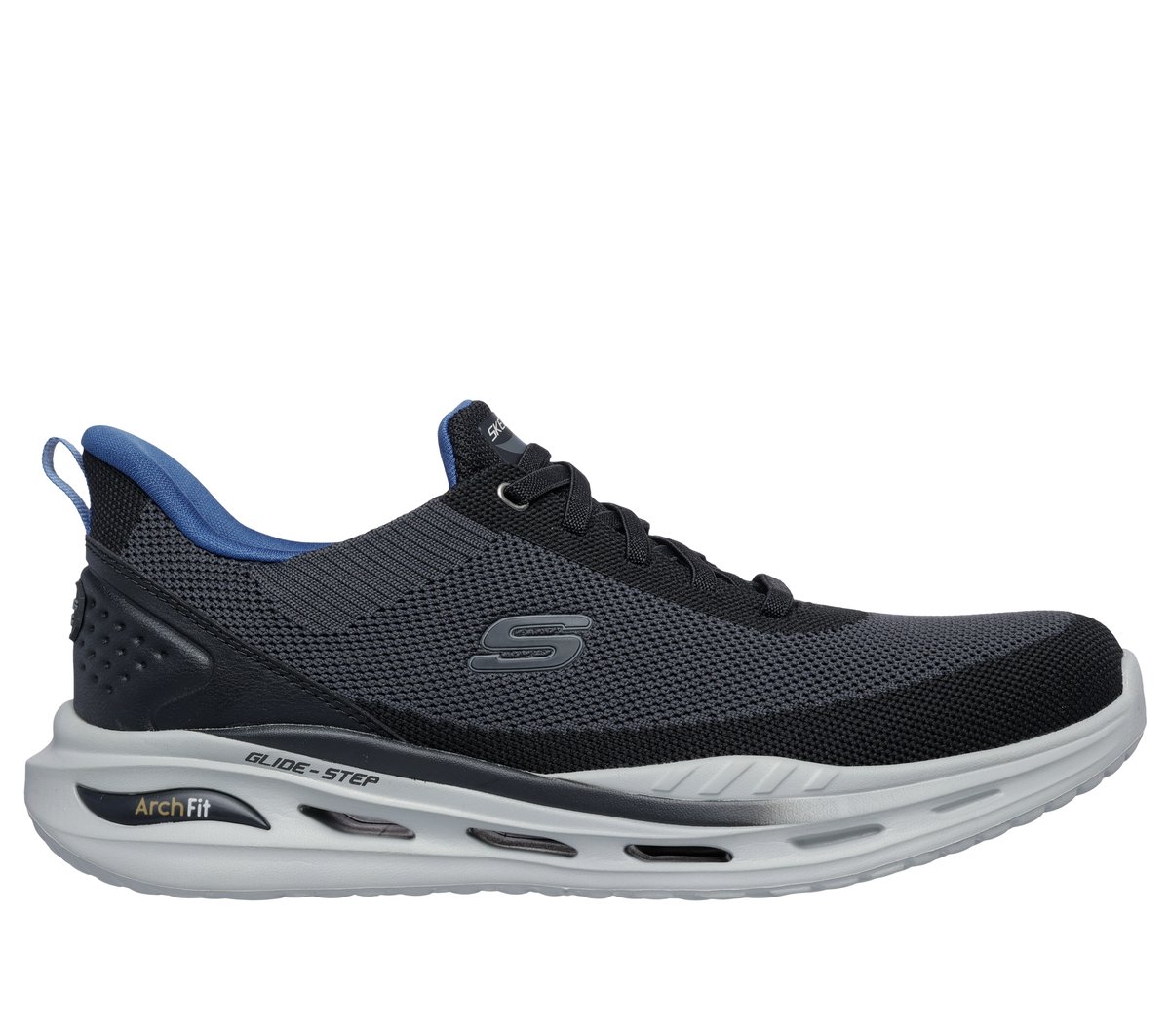 Skechers Slip-ins Relaxed Fit: Arch Fit Orvan - Kincade en Negro, talla 42, Vegan