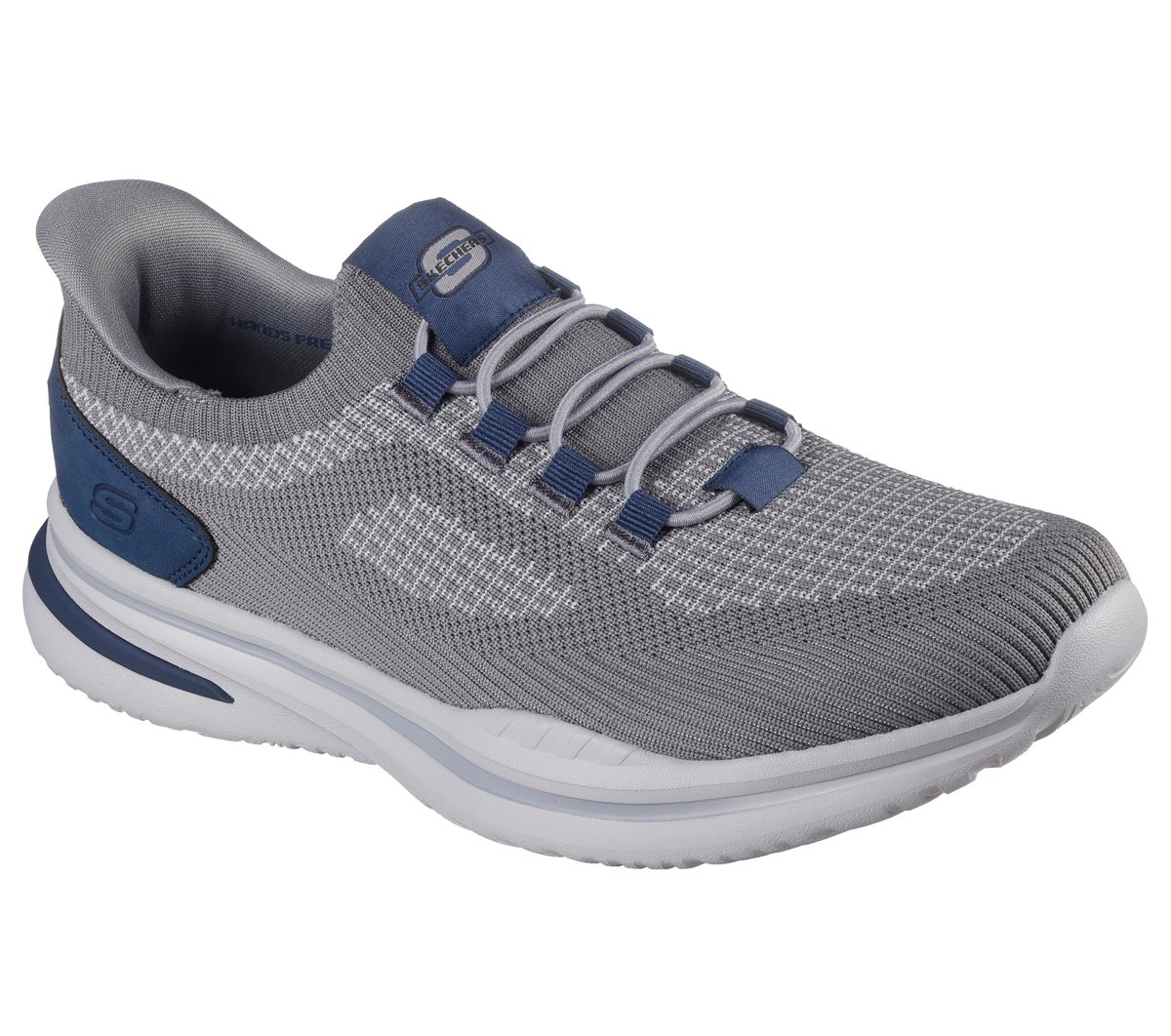 Skechers Slip-ins Relaxed Fit: Norlan - Alonso Chaussures Moyen Width en Gris, Lavable en machine