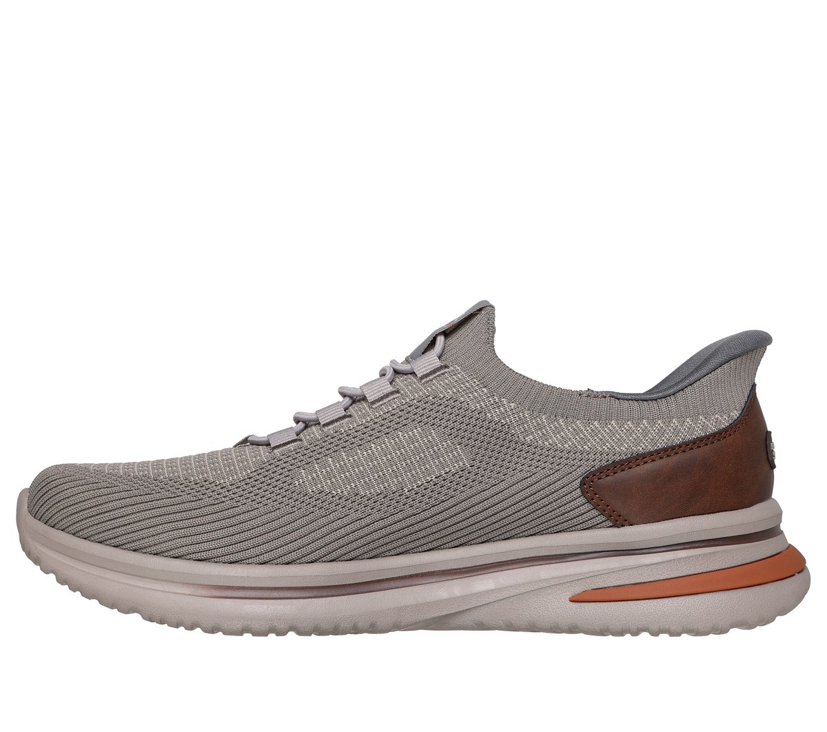 Skechers Slip-ins Relaxed Fit: Norlan - Alonso Chaussures Moyen Width en Taupe, Lavable en machine