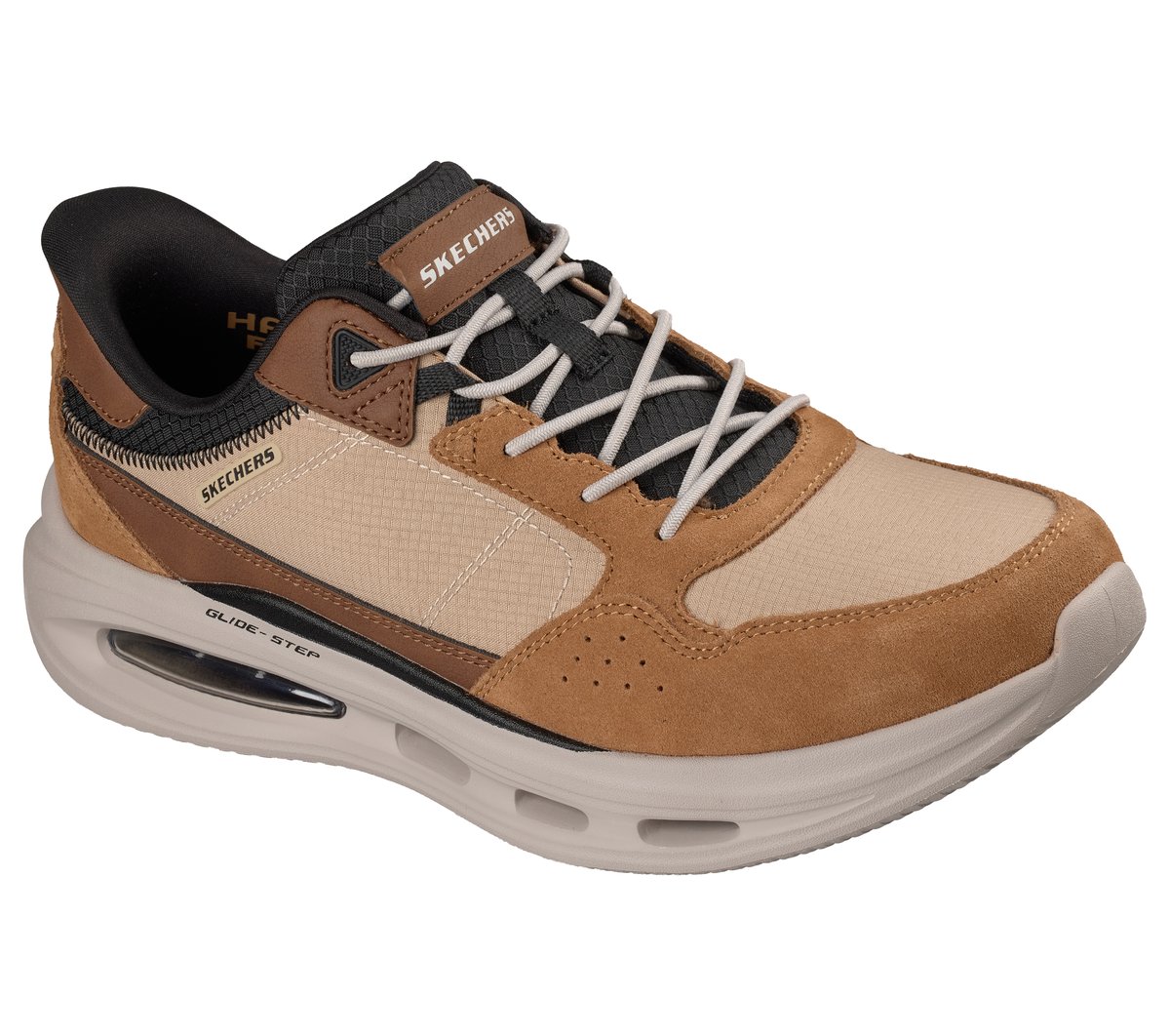 Skechers Slip-ins Relaxed Fit: Sloan - Remming Chaussures Moyen Width en Brun Clair/Brun