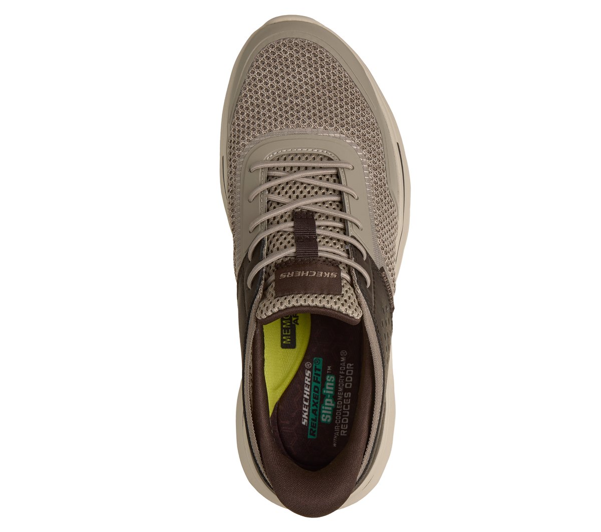 Skechers Uomo Slip-Ins Relaxed Fit: Nevarro - Tavo Sneaker In Talpa/Marrone, Taglia 41.5 - 2