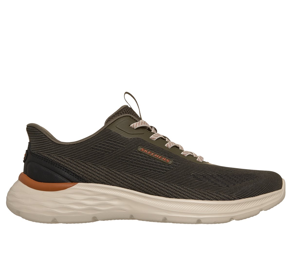 Skechers Slip-ins Relaxed Fit: Garner - Ellis en Oliva, talla 42, Vegan