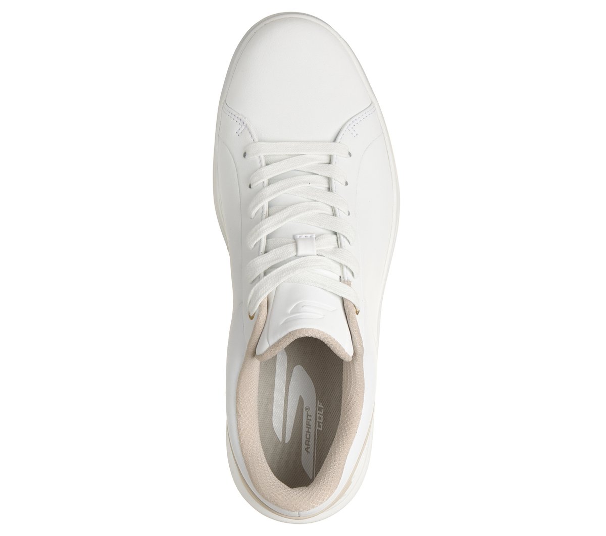 Waterproof Relaxed Fit: GO GOLF Drive 6 — WHITE / NATURAL