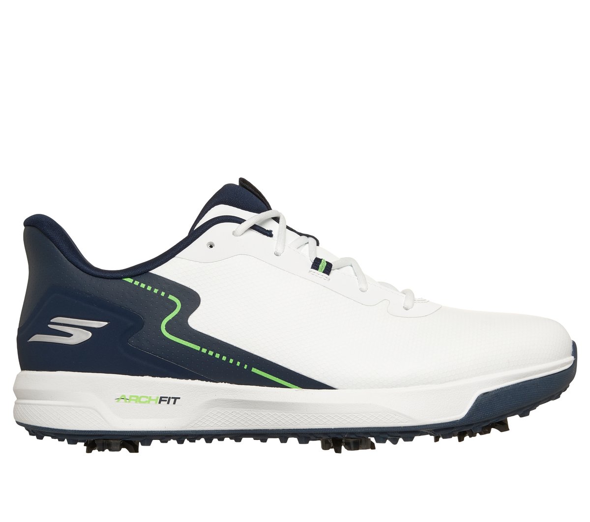 Skechers Waterproof: GO GOLF Elite Vortex - Rival en Blanco/Navy, talla 42