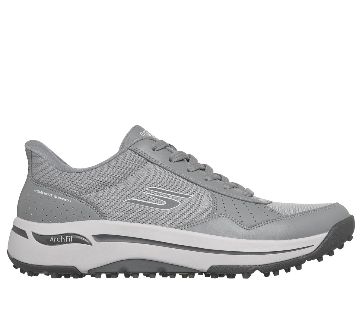 Skechers GoGolf Slip-ins Arch Fit Mens 9.5 Gray Lime Twist-Fit Golf Shoes 214066 Skechers Slip-ins: GO GOLF Arch Fit - Line Up 2.0 main image 2