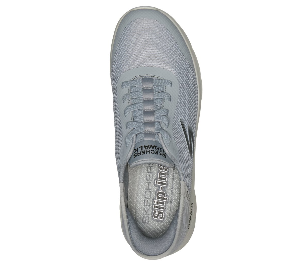 Skechers Uomo Slip-Ins: Go Walk Flex - Hands Up Sneaker In Grigio Chiaro, Taglia 40, Vegan, Lavabile In Lavatrice - 2