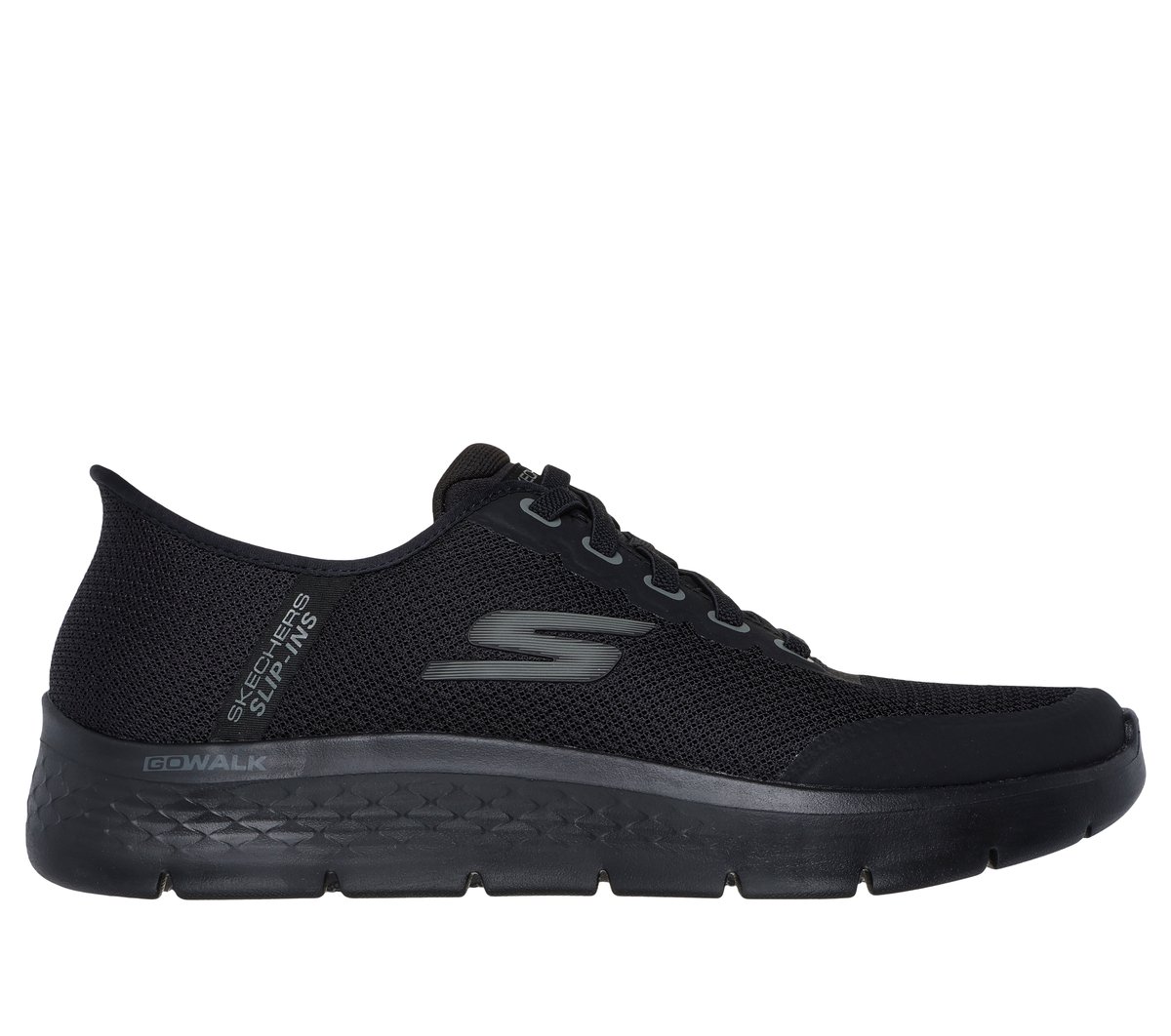 Skechers Slip-ins: GO WALK Flex - Netro en Negro, talla 40, Vegan