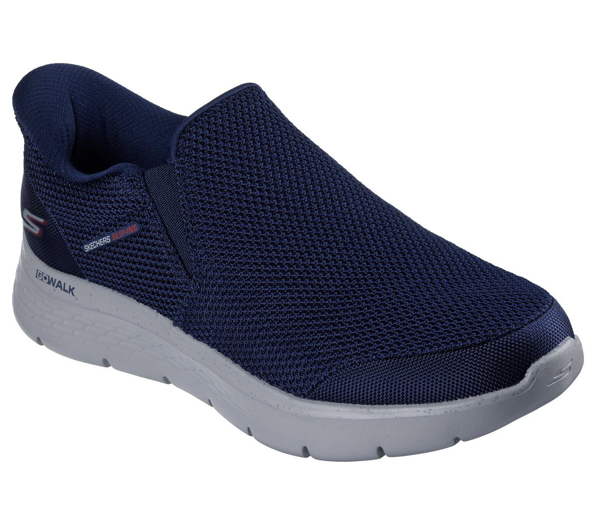 Skechers Slip-ins: GO WALK Flex - Ojai Chaussures Moyen Width en Bleu Marine, Vegan, Lavable en machine