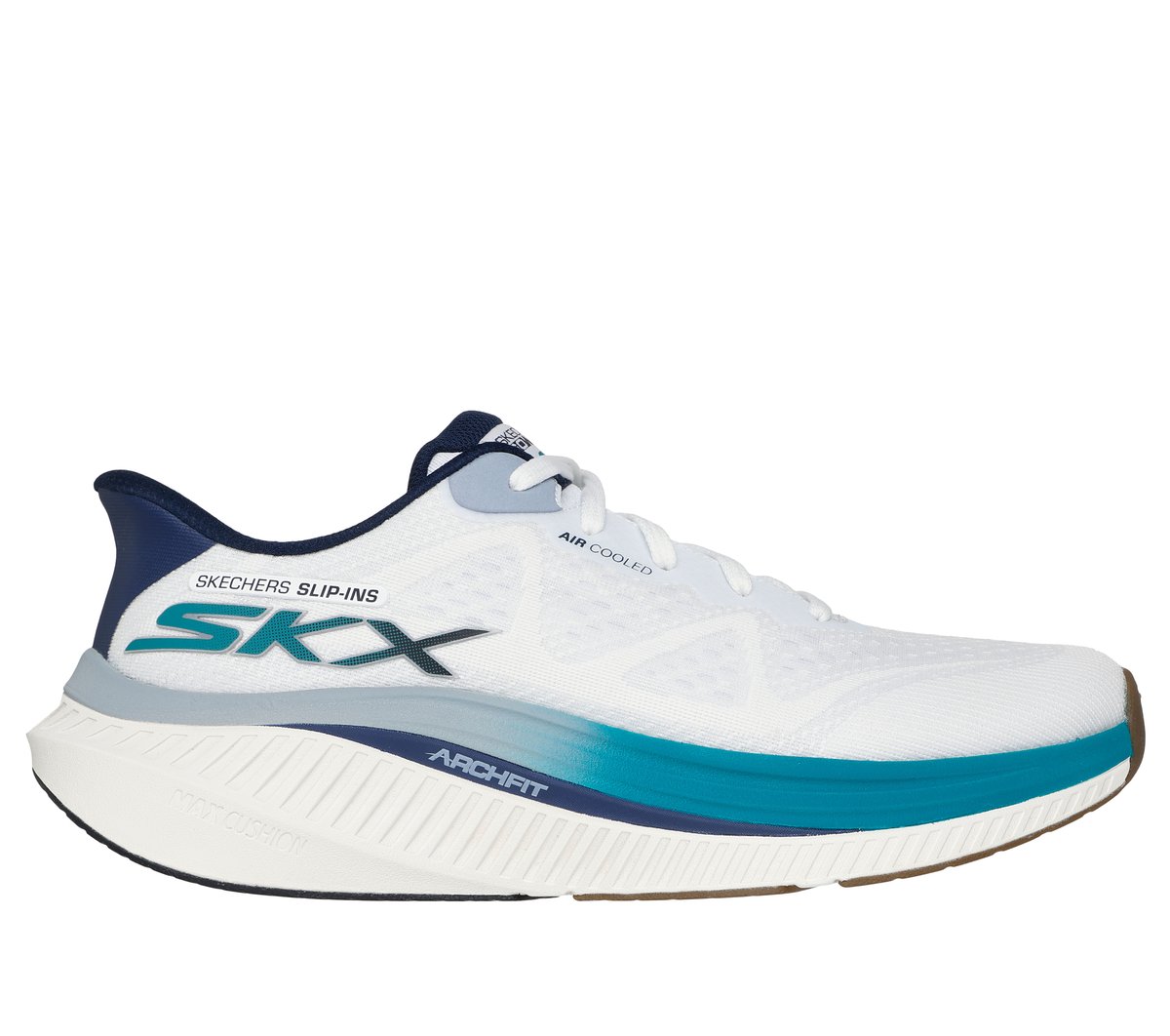 Skechers Slip-ins: GO WALK Max Cushioning Arch Fit - Jesper en Blanco, talla 42, Vegan