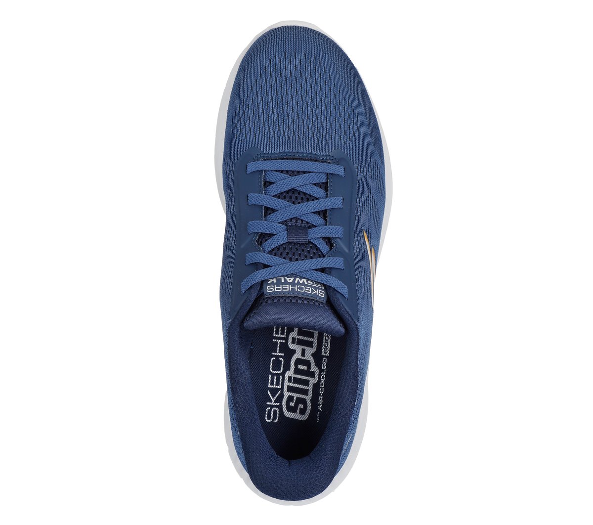 Skechers Slip-ins: GO WALK Now - Payton Chaussures Moyen Width en Bleu Marine, Vegan, Lavable en machine