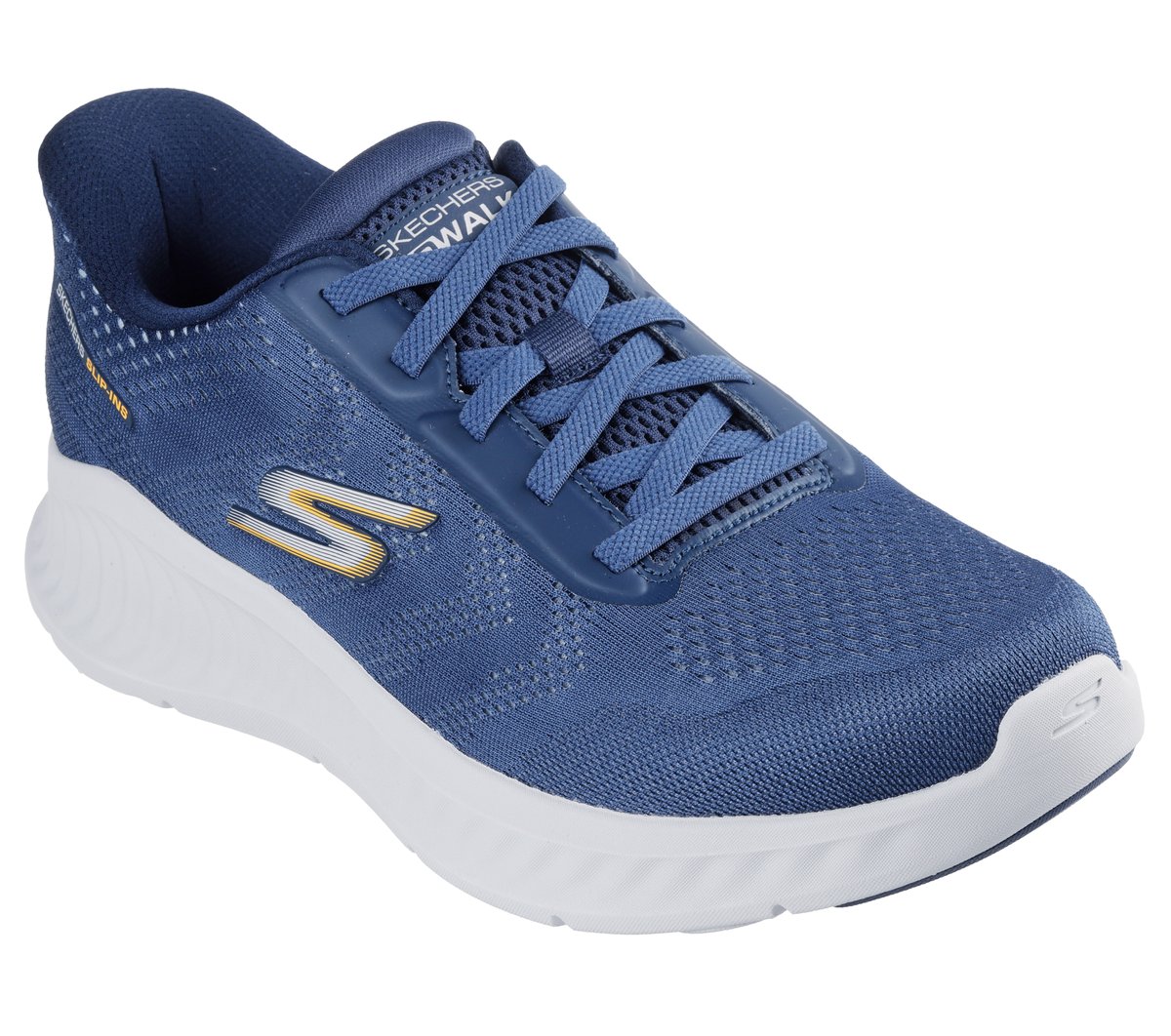 Skechers Slip-ins: GO WALK Now - Payton Chaussures Moyen Width en Bleu Marine, Vegan, Lavable en machine