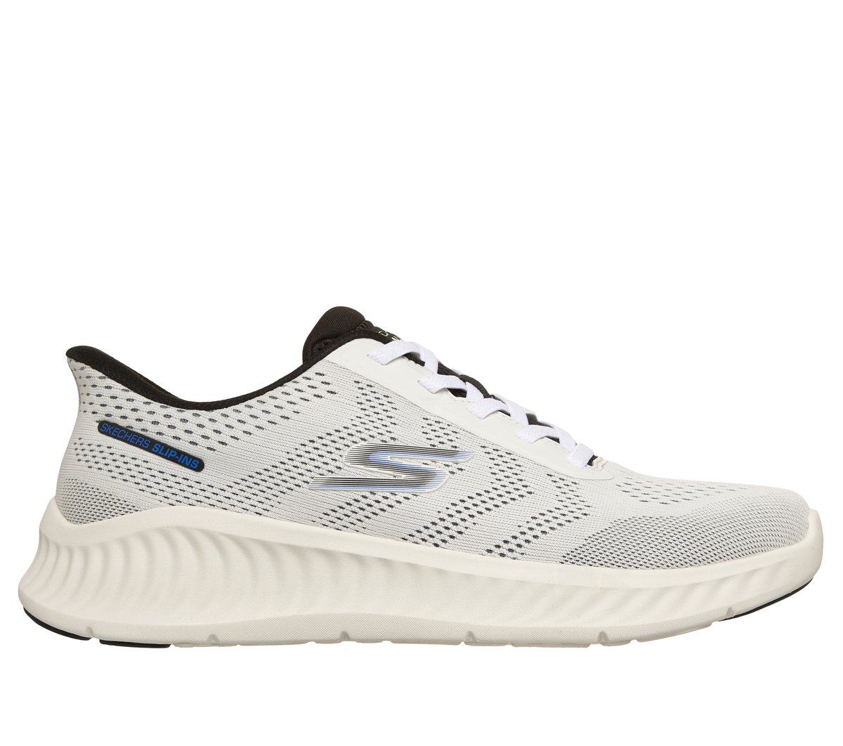 Skechers Slip-ins: GO WALK Now - Payton en Blanco/Negro, talla 40, Vegan